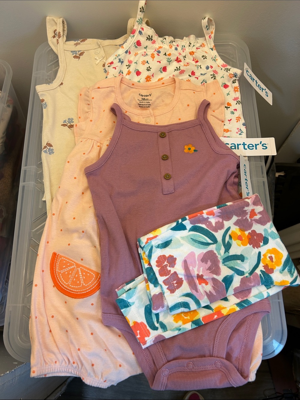 Carter's set of 4 brand new Summer Outfits!